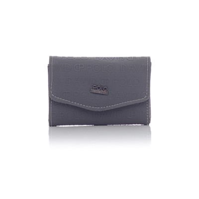 David Polo Γυναικείο Πορτοφόλι κλείσιμο τύπου φάκελος Φουμέ David Polo Γυναικείο Πορτοφόλι κλείσιμο τύπου φάκελος Φουμέ