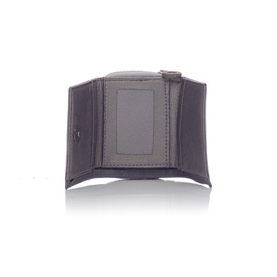 David Polo Γυναικείο Πορτοφόλι κλείσιμο με καπάκι Γκρι David Polo Γυναικείο Πορτοφόλι κλείσιμο με καπάκι Γκρι