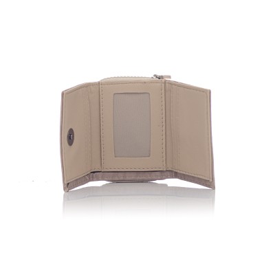David Polo Γυναικείο Πορτοφόλι κλείσιμο με καπάκι Κρεμ David Polo Γυναικείο Πορτοφόλι κλείσιμο με καπάκι Κρεμ