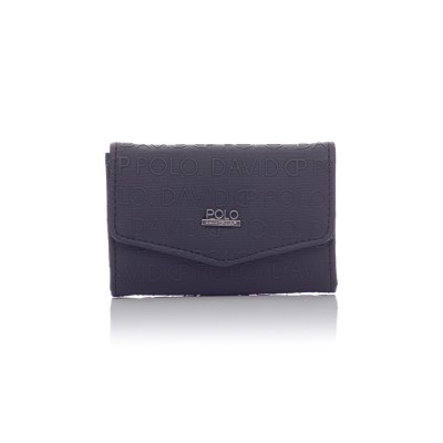 David Polo Γυναικείο Πορτοφόλι κλείσιμο τύπου φάκελος Μαύρο David Polo Γυναικείο Πορτοφόλι κλείσιμο τύπου φάκελος Μαύρο