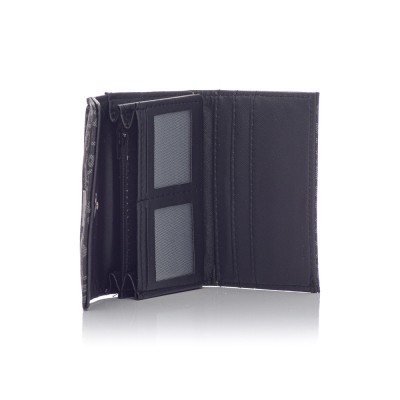 David Polo Γυναικείο Πορτοφόλι κλείσιμο τύπου φάκελος Μαύρο David Polo Γυναικείο Πορτοφόλι κλείσιμο τύπου φάκελος Μαύρο