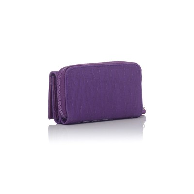 David Polo Γυναικείο Πορτοφόλι με ανάγλυφο λογότυπο Μωβ David Polo Γυναικείο Πορτοφόλι με ανάγλυφο λογότυπο Μωβ