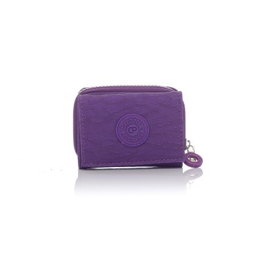 David Polo Γυναικείο Πορτοφόλι κλείσιμο με καπάκι Μωβ David Polo Γυναικείο Πορτοφόλι κλείσιμο με καπάκι Μωβ