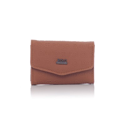 David Polo Γυναικείο Πορτοφόλι κλείσιμο τύπου φάκελος Ταμπά David Polo Γυναικείο Πορτοφόλι κλείσιμο τύπου φάκελος Ταμπά