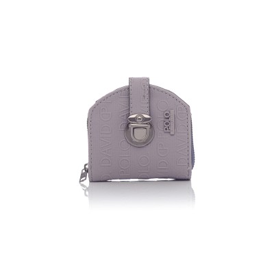 David Polo Γυναικείο Πορτοφόλι Ασημί αξεσουάρ Γκρι David Polo Γυναικείο Πορτοφόλι Ασημί αξεσουάρ Γκρι