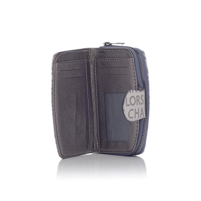 David Polo Γυναικείο Πορτοφόλι με εξωτερική θήκη Γκρι David Polo Γυναικείο Πορτοφόλι με εξωτερική θήκη Γκρι