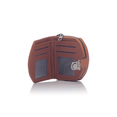 David Polo Γυναικείο Πορτοφόλι Ασημί αξεσουάρ Καφέ David Polo Γυναικείο Πορτοφόλι Ασημί αξεσουάρ Καφέ