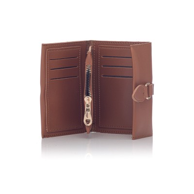 David Polo Γυναικείο Πορτοφόλι με συνθετικό δέρμα Καφέ David Polo Γυναικείο Πορτοφόλι με συνθετικό δέρμα Καφέ