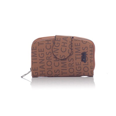 David Polo Γυναικείο Πορτοφόλι με εξωτερική θήκη Καφέ David Polo Γυναικείο Πορτοφόλι με εξωτερική θήκη Καφέ