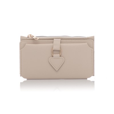 David Polo Γυναικείο Πορτοφόλι με λεπτομέρεια δερματίνης Κρεμ David Polo Γυναικείο Πορτοφόλι με λεπτομέρεια δερματίνης Κρεμ