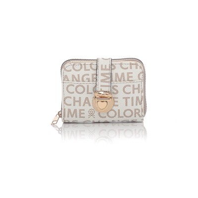 David Polo Γυναικείο Πορτοφόλι με δυο θήκες Κρεμ David Polo Γυναικείο Πορτοφόλι με δυο θήκες Κρεμ