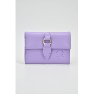 David Polo Γυναικείο Πορτοφόλι με συνθετικό δέρμα Λιλά David Polo Γυναικείο Πορτοφόλι με συνθετικό δέρμα Λιλά