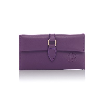 David Polo Γυναικείο Πορτοφόλι με μαγνητικό κούμπωμα Μωβ David Polo Γυναικείο Πορτοφόλι με μαγνητικό κούμπωμα Μωβ