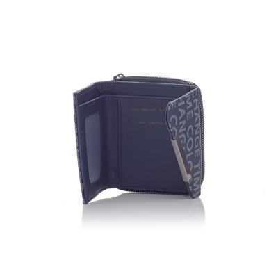 David Polo Γυναικείο Πορτοφόλι με δυο θήκες και διαγώνιο κλείσιμο Μπλε David Polo Γυναικείο Πορτοφόλι με δυο θήκες και διαγώνιο κλείσιμο Μπλε