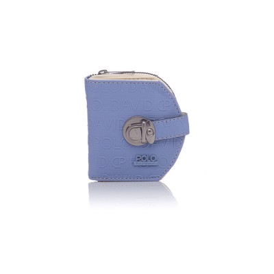 David Polo Γυναικείο Πορτοφόλι Ασημί αξεσουάρ Μπλε και Κρεμ David Polo Γυναικείο Πορτοφόλι Ασημί αξεσουάρ Μπλε και Κρεμ