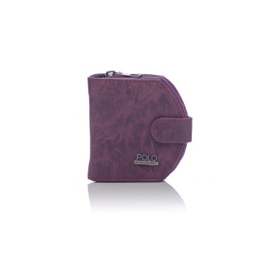 David Polo Γυναικείο Πορτοφόλι με ανάγλυφο διακοσμητικό λογότυπο Μπορντό David Polo Γυναικείο Πορτοφόλι με ανάγλυφο διακοσμητικό λογότυπο Μπορντό