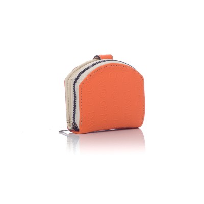 David Polo Γυναικείο Πορτοφόλι Ασημί αξεσουάρ Πορτοκαλί David Polo Γυναικείο Πορτοφόλι Ασημί αξεσουάρ Πορτοκαλί