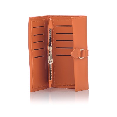 David Polo Γυναικείο Πορτοφόλι με μαγνητικό κούμπωμα Πορτοκαλί David Polo Γυναικείο Πορτοφόλι με μαγνητικό κούμπωμα Πορτοκαλί