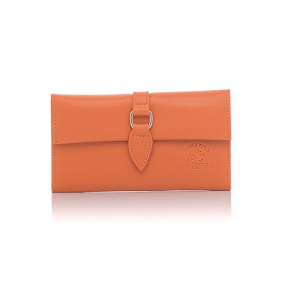 David Polo Γυναικείο Πορτοφόλι με μαγνητικό κούμπωμα Πορτοκαλί David Polo Γυναικείο Πορτοφόλι με μαγνητικό κούμπωμα Πορτοκαλί