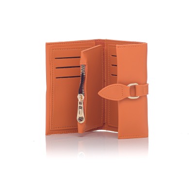 David Polo Γυναικείο Πορτοφόλι με συνθετικό δέρμα Πορτοκαλί David Polo Γυναικείο Πορτοφόλι με συνθετικό δέρμα Πορτοκαλί