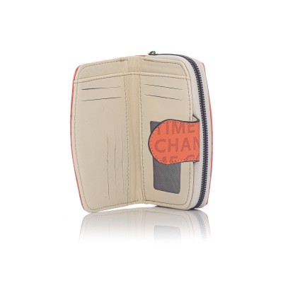 David Polo Γυναικείο Πορτοφόλι με εξωτερική θήκη Πορτοκαλί David Polo Γυναικείο Πορτοφόλι με εξωτερική θήκη Πορτοκαλί