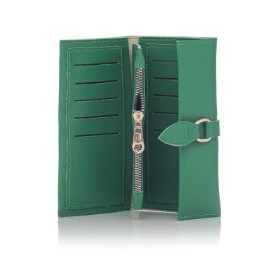 David Polo Γυναικείο Πορτοφόλι με μαγνητικό κούμπωμα Πράσινο David Polo Γυναικείο Πορτοφόλι με μαγνητικό κούμπωμα Πράσινο