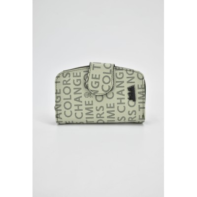 David Polo Γυναικείο Πορτοφόλι με εξωτερική θήκη Πράσινο David Polo Γυναικείο Πορτοφόλι με εξωτερική θήκη Πράσινο