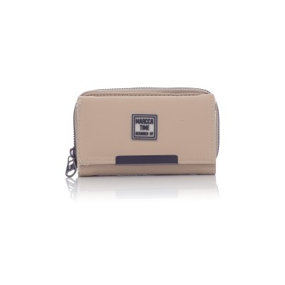 David Polo Γυναικείο Πορτοφόλι μεταλλική λεπτομέρεια στο κλείσιμο Κρεμ David Polo Γυναικείο Πορτοφόλι μεταλλική λεπτομέρεια στο κλείσιμο Κρεμ