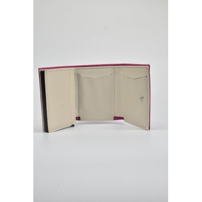 David Polo Γυναικείο Πορτοφόλι & Θήκη Κάρτας με δυο θήκες Φούξια David Polo Γυναικείο Πορτοφόλι & Θήκη Κάρτας με δυο θήκες Φούξια