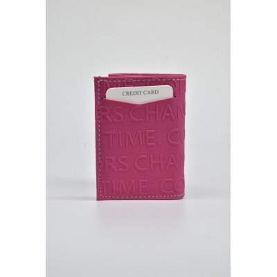 David Polo Γυναικείο Πορτοφόλι & Θήκη Κάρτας με δυο θήκες Φούξια David Polo Γυναικείο Πορτοφόλι & Θήκη Κάρτας με δυο θήκες Φούξια