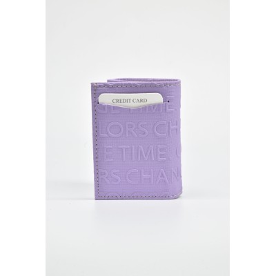 David Polo Γυναικείο Πορτοφόλι & Θήκη Κάρτας με δυο θήκες Λιλά David Polo Γυναικείο Πορτοφόλι & Θήκη Κάρτας με δυο θήκες Λιλά