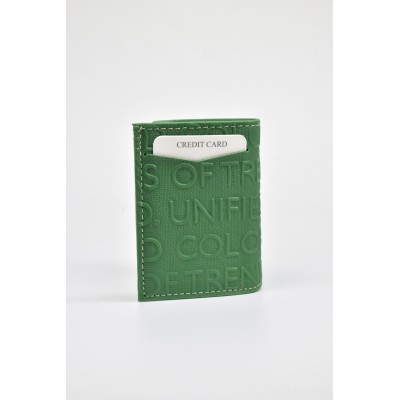 David Polo Γυναικείο Πορτοφόλι & Θήκη Κάρτας με δυο θήκες Πράσινο