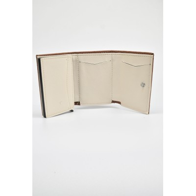 David Polo Γυναικείο Πορτοφόλι & Θήκη Κάρτας με δυο θήκες Ταμπά David Polo Γυναικείο Πορτοφόλι & Θήκη Κάρτας με δυο θήκες Ταμπά