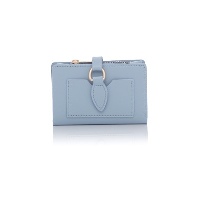 David Polo Γυναικείο Πορτοφόλι & Θήκη κάρτες με δυο θήκες Γαλάζιο David Polo Γυναικείο Πορτοφόλι & Θήκη κάρτες με δυο θήκες Γαλάζιο