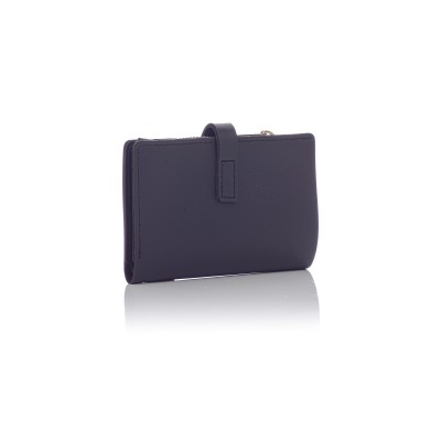 David Polo Γυναικείο Πορτοφόλι & Θήκη κάρτες με δυο θήκες Μαύρο David Polo Γυναικείο Πορτοφόλι & Θήκη κάρτες με δυο θήκες Μαύρο