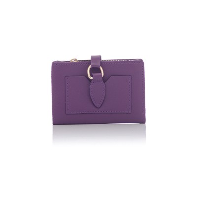 David Polo Γυναικείο Πορτοφόλι & Θήκη κάρτες με δυο θήκες Μωβ David Polo Γυναικείο Πορτοφόλι & Θήκη κάρτες με δυο θήκες Μωβ