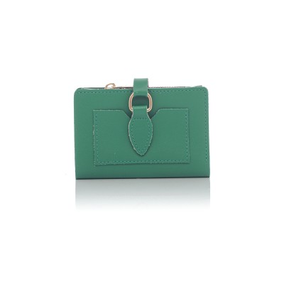 David Polo Γυναικείο Πορτοφόλι & Θήκη κάρτες με δυο θήκες Πράσινο David Polo Γυναικείο Πορτοφόλι & Θήκη κάρτες με δυο θήκες Πράσινο