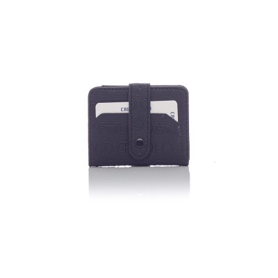 David Polo Γυναικείο Πορτοφόλι με μαύρο κούμπωμα Μαύρο David Polo Γυναικείο Πορτοφόλι με μαύρο κούμπωμα Μαύρο