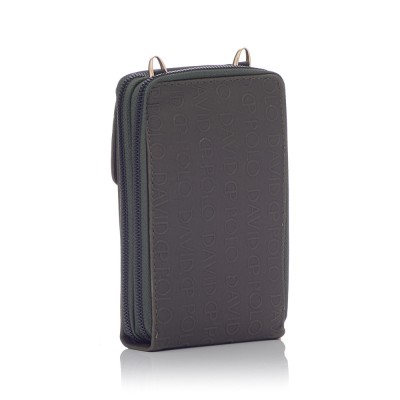 David Polo Πορτοφόλι & Θήκη Κάρτας / Τηλεφώνου με λουράκι και τρεις θήκες Χακί David Polo Πορτοφόλι & Θήκη Κάρτας / Τηλεφώνου με λουράκι και τρεις θήκες Χακί