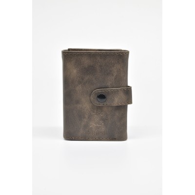 David Polo Unisex Πορτοφόλι & Θήκη Κάρτας με εξωτερικό κούμπωμα Βιζόν David Polo Unisex Πορτοφόλι & Θήκη Κάρτας με εξωτερικό κούμπωμα Βιζόν