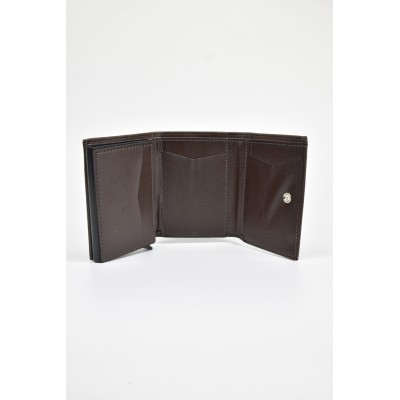 David Polo Unisex Πορτοφόλι & Θήκη Κάρτας με εσωτερικό κούμπωμα Καφέ David Polo Unisex Πορτοφόλι & Θήκη Κάρτας με εσωτερικό κούμπωμα Καφέ