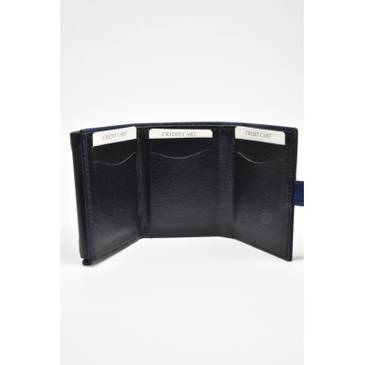 David Polo Unisex Πορτοφόλι & Θήκη Κάρτας με εξωτερικό κούμπωμα Μπλε David Polo Unisex Πορτοφόλι & Θήκη Κάρτας με εξωτερικό κούμπωμα Μπλε