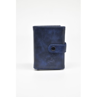 David Polo Unisex Πορτοφόλι & Θήκη Κάρτας με εξωτερικό κούμπωμα Μπλε David Polo Unisex Πορτοφόλι & Θήκη Κάρτας με εξωτερικό κούμπωμα Μπλε