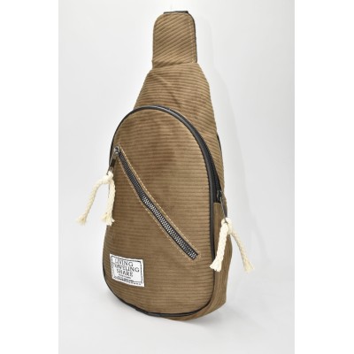 David Polo Unisex τσάντα Freebag βελούδο με δύο θήκες Βιζόν