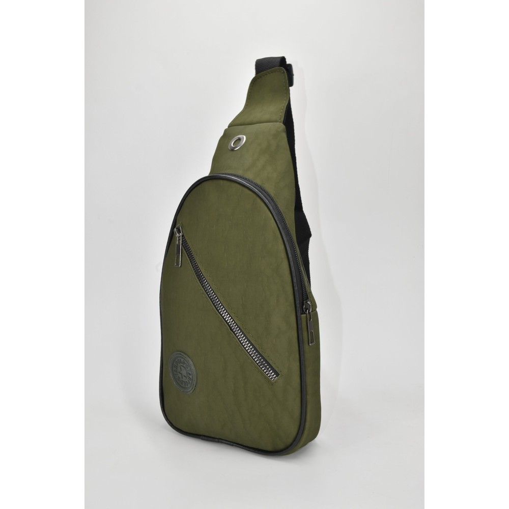 David Polo Unisex τσάντα Freebag με δύο θήκες Χακί DVP905-XAKI