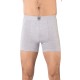 Ανδρικό boxer βαμβακερό με lycra Γκρι 1 τμχ