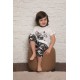 Σετ παιδικής πιτζάμας capri με κοντομάνικο για αγόρι βαμβακερή εμπριμέ camo Racing 1 σετ