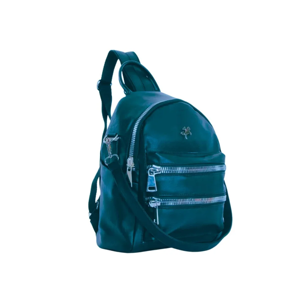 Mega Bag Γυναικείο Σακίδιο Πλάτης με πρόσθετο αφαιρούμενο λουρί Πετρόλ Δέρμα Mega Bag Γυναικείο Σακίδιο Πλάτης με πρόσθετο αφαιρούμενο λουρί Πετρόλ Δέρμα
