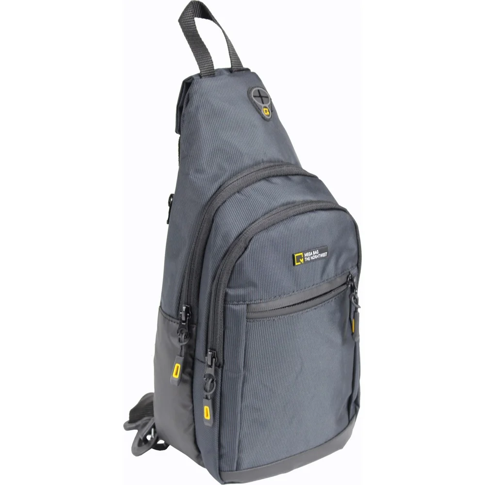 Mega Bag Ανδρική Τσάντα Freebag με δύο θήκες Μαύρο M1008-BLK Mega Bag Ανδρική Τσάντα Freebag με δύο θήκες Μαύρο M1008-BLK