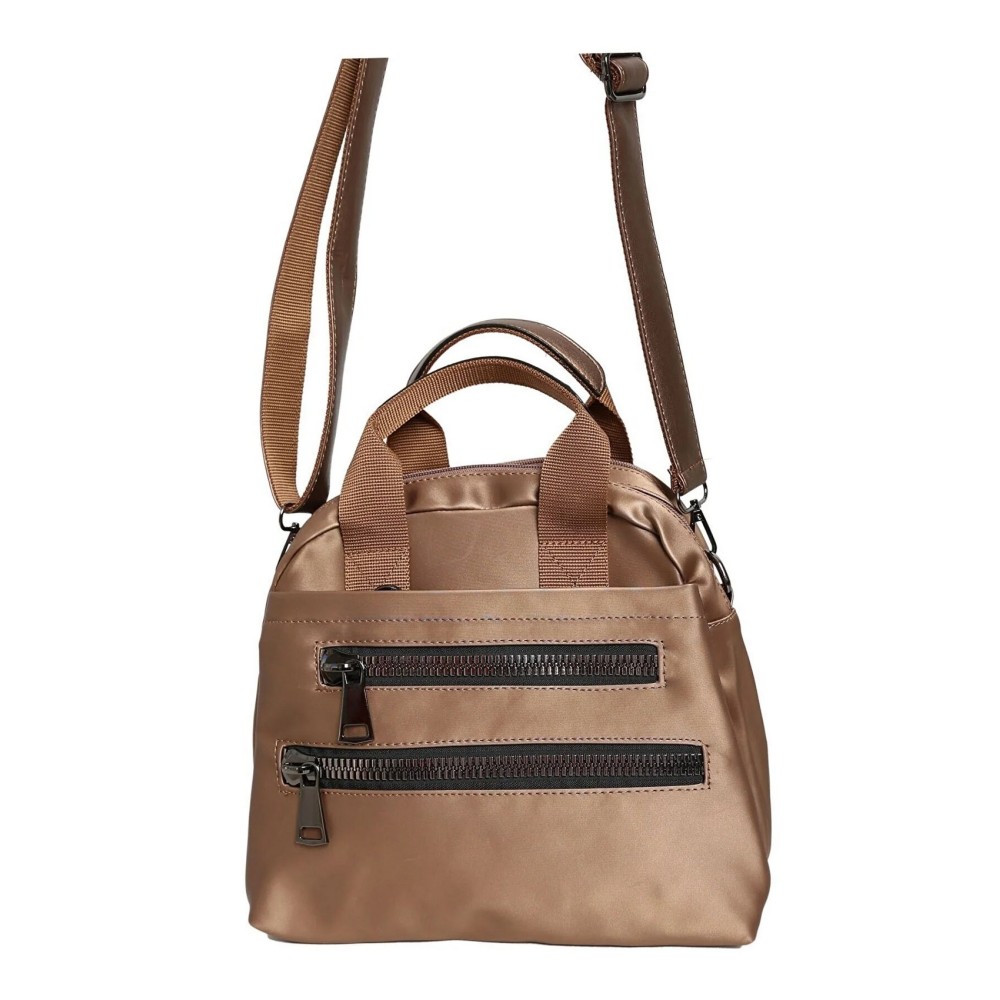 Mega Bag Γυναικεία Τσάντα Χιαστί με τρεις θήκες Χάλκινο MEGA614-COPP Mega Bag Γυναικεία Τσάντα Χιαστί με τρεις θήκες Χάλκινο MEGA614-COPP